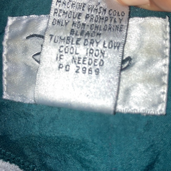 VTG DISNEY STORE XXL Tigger Green Lined Windbreaker Full Zip Hoodie Jacket - Picture 9 of 10